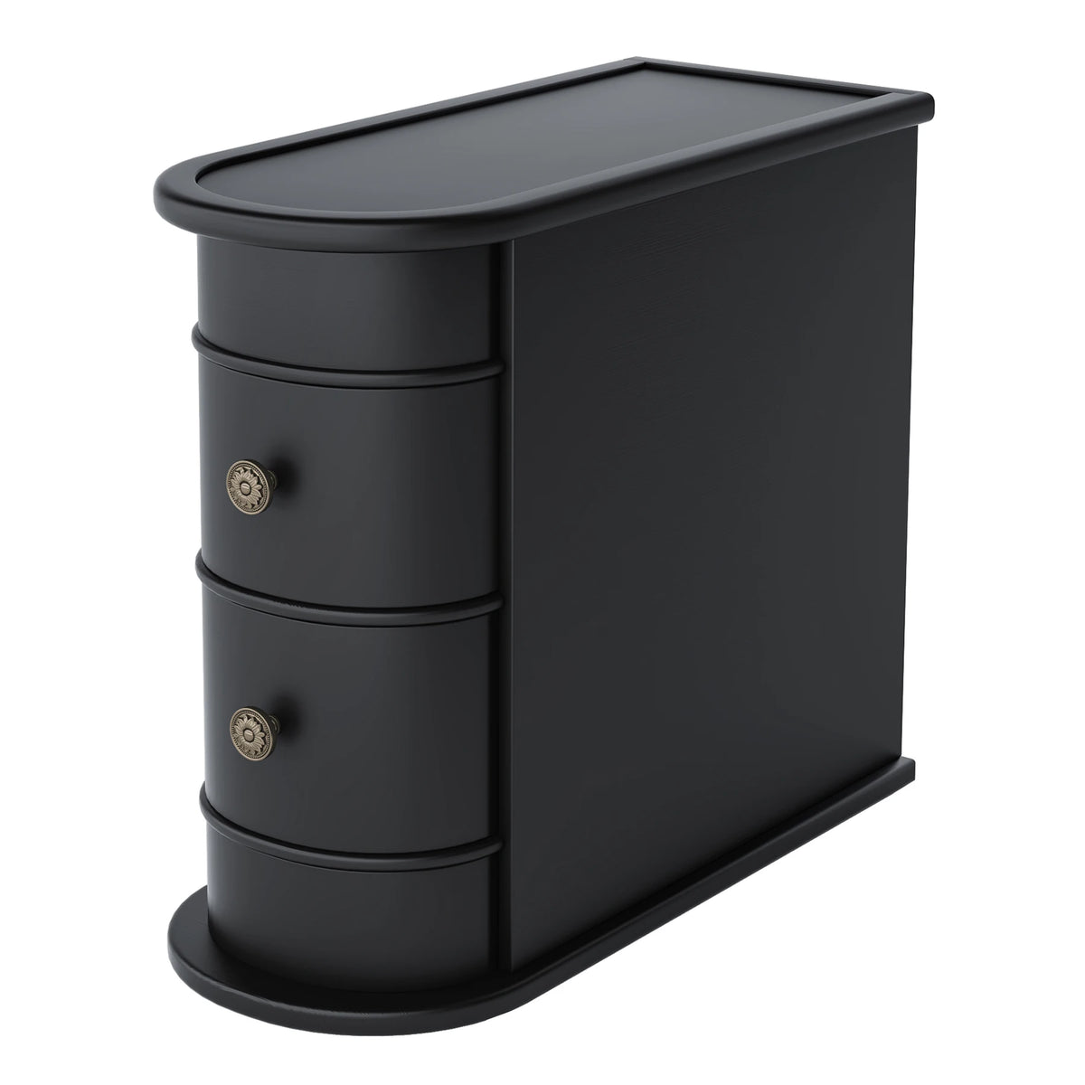 Tribesigns Solid Wood End Table With Drawer For Sofa