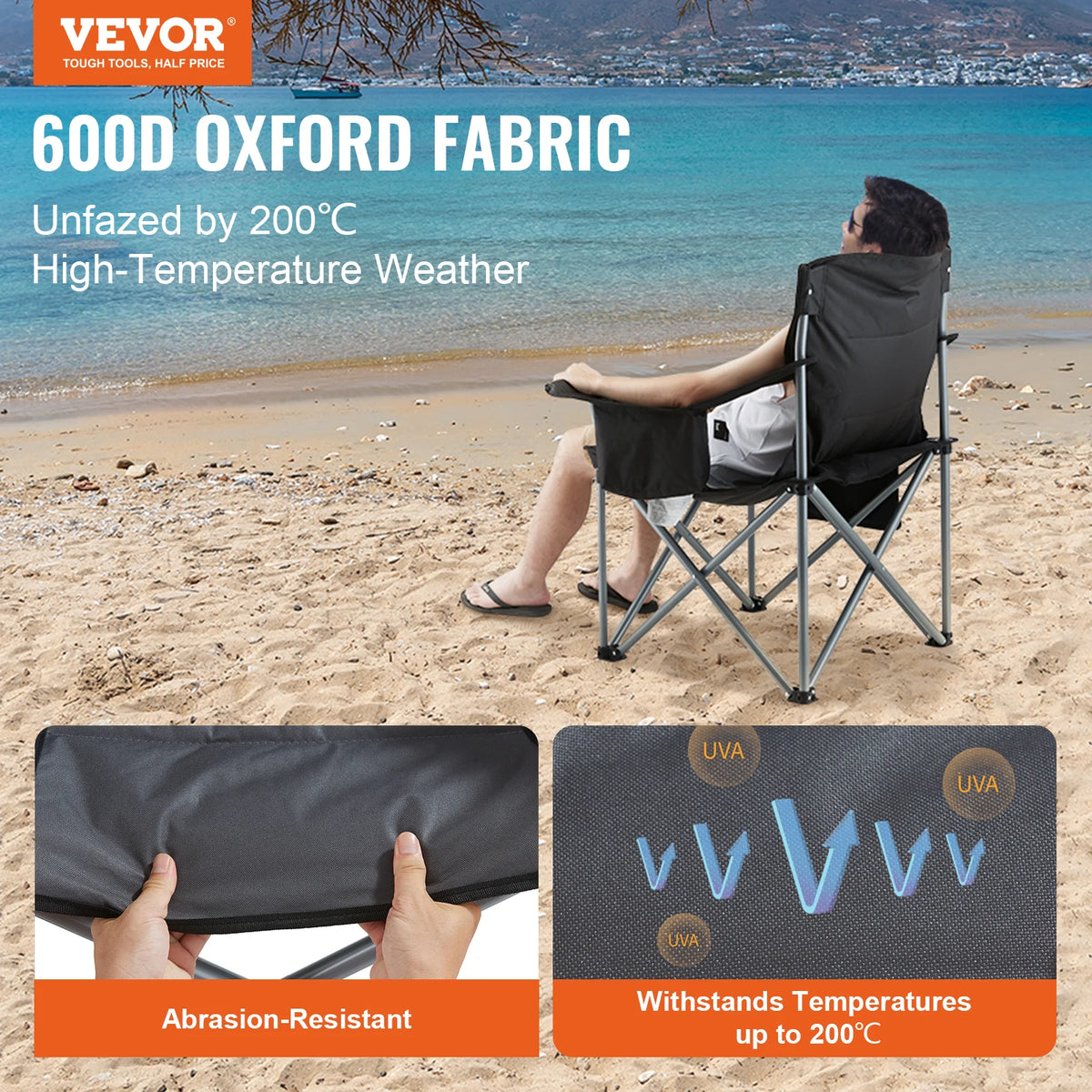SucceBuy Portable Folding Camping Chair for Outdoor Adventures