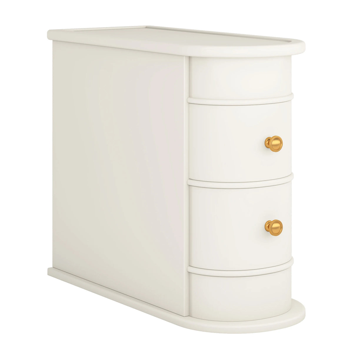 Tribesigns Solid Wood End Table With Drawer For Sofa